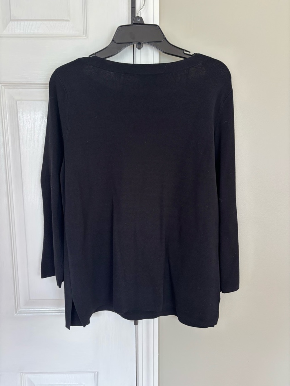 Ann Taylor Black Bow Shoulder Sweater - Picture 4 of 7